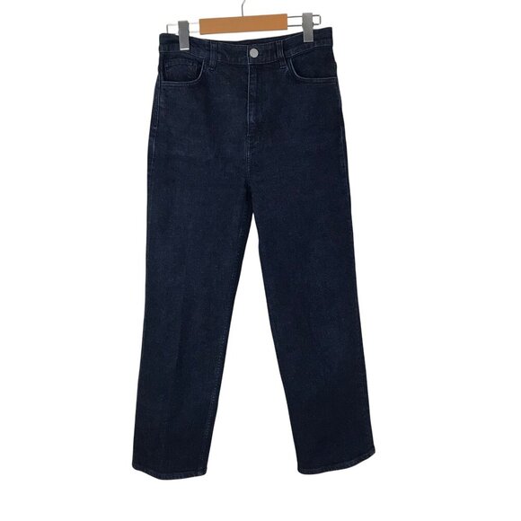 Theory Dark Wash Denim High Rise Straight Leg Jeans Size 27 - Picture 3 of 8